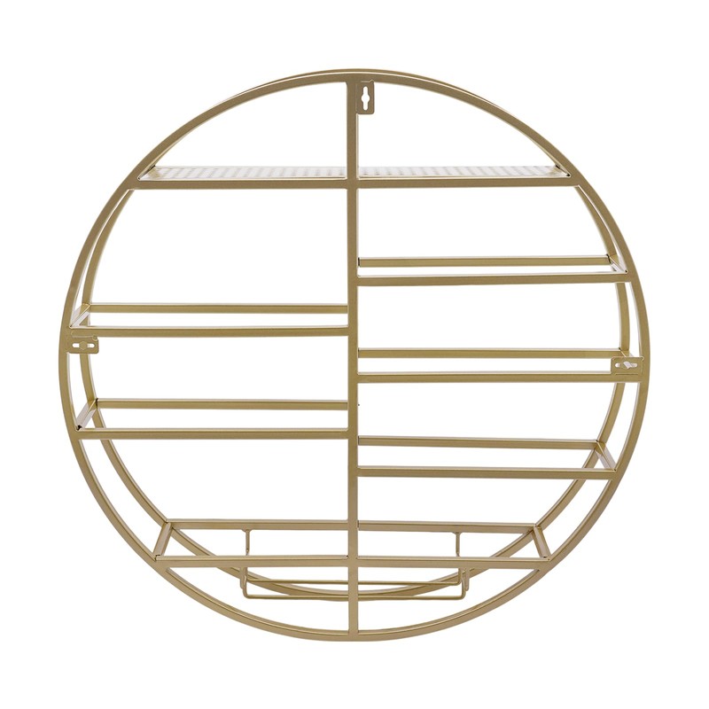 ILWorkTLs Round Wall Mounted Wine Rack,Wine Display Rack,Hanging Wine Bottle