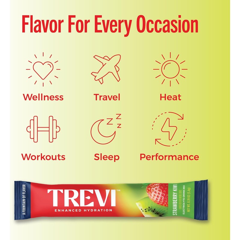 TREVI™ Sugar Free Electrolytes - Drink Mix Hydration Powder Packets