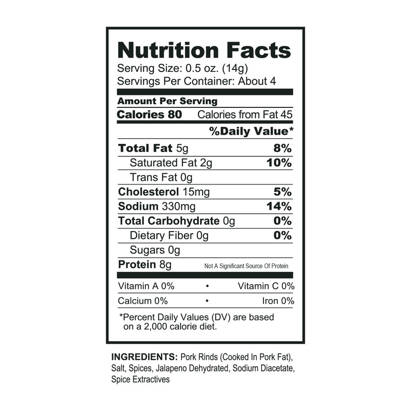 Pork King Good Stupid Hot Flavored Pork Rinds Chicharrones 4