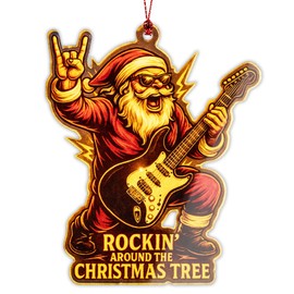 Santa Ornaments - Funny Gag Gifts - Funny Xmas Ornament - Acrylic Christmas Ornaments - Suncatcher - Christmas Ornament 2025 - Suncatcher Effect Stained Glass Window Hanging - car Hanging Accessories