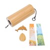 Bamboo Wind Chimes Metal Waterproof Japanese Chord Windchime Windbell for