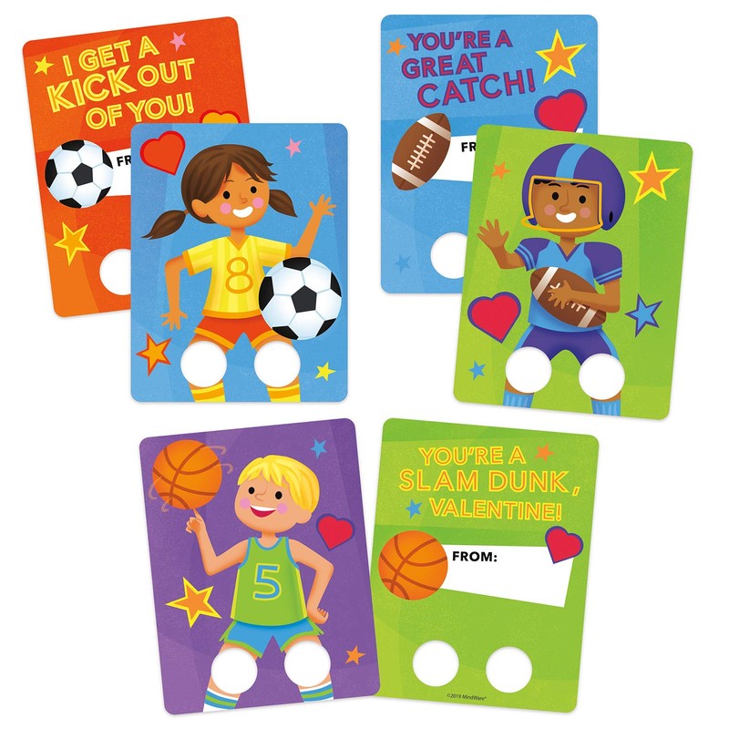 PEACEABLE KINGDOM Valentine Sports Finger Puppet, 1 EA