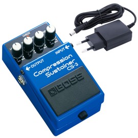 Boss CS3 Compression Sustainer Compressor Pedal Effect Device for Guitar + Keepdrum Power Supply