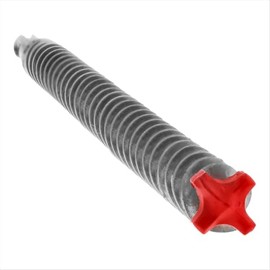 Diablo Amped Rebar Demon SDS-Plus 4-Cutter Full Carbide Head Dust Extraction Hammer Drill Bit - 5/16" Diameter, 9" Length, 4" Working Length - DMAPLA4410