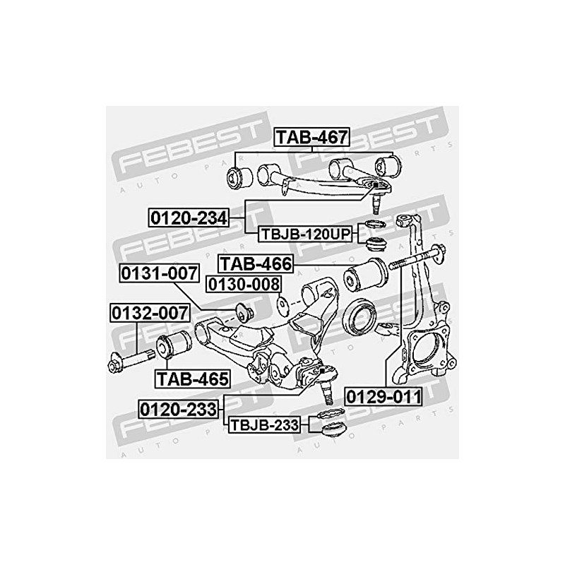FEBEST 0132-007 Wheel Suspensions