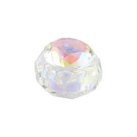 Leadigol Nail Art Dappen Dish Crystal Glass Dappen Dish Clear Nail Art Acrylic Liquid Powder Dappen Dish Bowl Nails Pen Holder Container for Nail Art Manicure Care Tools(multicolor)