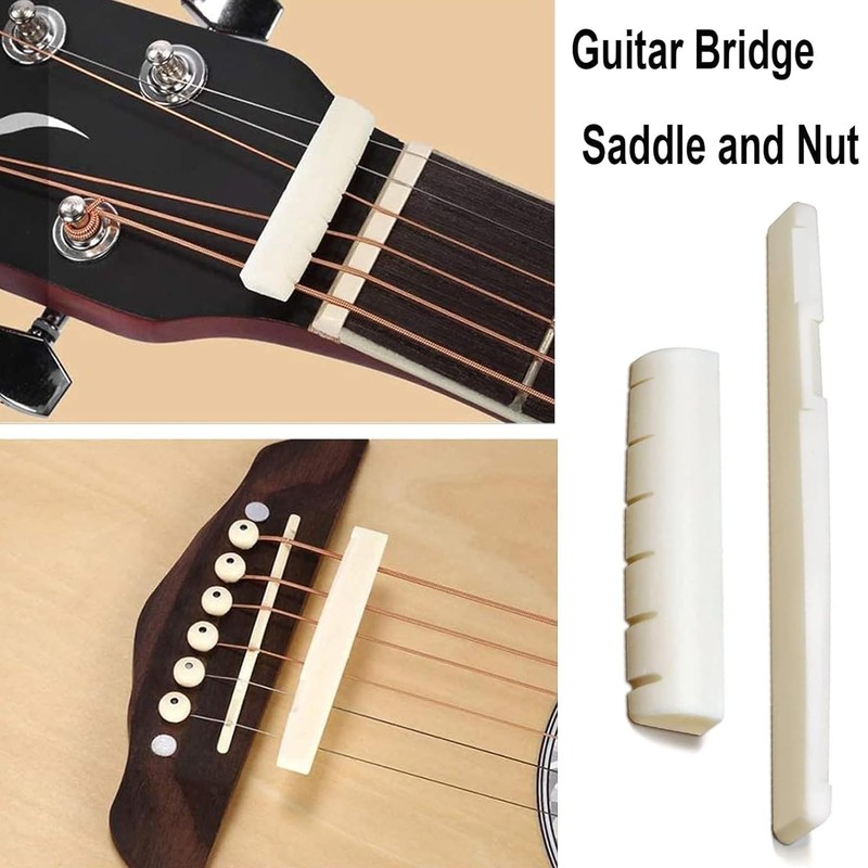 JINWEE Acoustic Guitar Accessories Kit,Guitar Tool Changing Kit Including Acoustic