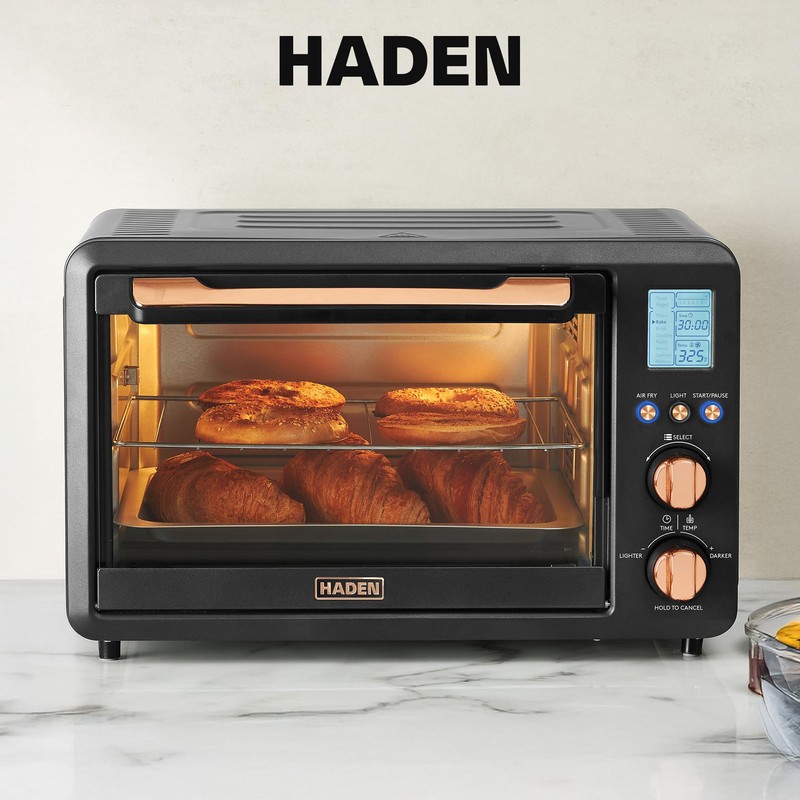 Haden Countertop 6-Slice Toaster Oven & Air Fryer Combo, Electric