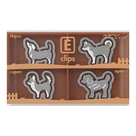 Midori 43356006 Etching Clips, Dogs Pattern