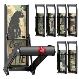 KANBOL Metal Can Crusher Wall Mounted Soda Can Smasher Crusher for Home Use, Recycling, Trash Cans. 16oz Eco-Friendly Crusher with Camouflage Panther art stickers & Lubricant for Smooth Operation-B5