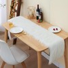 Topspitgo Faux Fur Modern Table Runner - 30 x 120