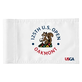2025 US Open Flag Oakmont Golf Pin USGA Flag Practic Putting Green Golf Flag For Backyard Garden Double-Sewn 600D Nylon Miniature Pin Flag egulation Tube Flag(white 20"x13")