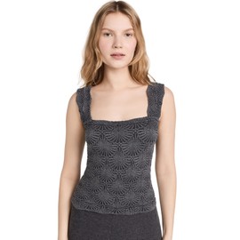 Free People Women's Love Letter Cami, Black X-Small-Small