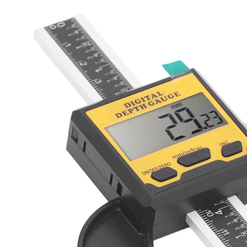 Depth Gauge with Magnetic Base, Digital Depth Gauge for Router
