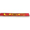 Metal USC Trojans Laser Cut Silver Chrome Alumni LICENSE PLATE