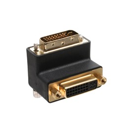 InLine® 17781 W DVI-I analogue 24 + 5 male to HDMI female adapter (90 degree angle, digital plus)