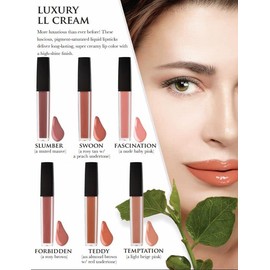 Jolie Luxury LL Cream - Silky Liquid Creme Lipstick - High Shine Finish (Temptation)