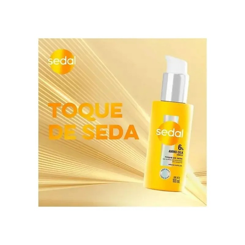 Sérum Capilar Sedal Toque de Seda para Reconstrucción con Dosificador,