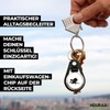 Huuraa Keyring Dragon Silhouette Gift Shopping Trolley Token Dragon Gift