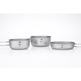 ［キース］ 純チタンクッカー3点 セット Ti6053 正規品 軽い 防錆 ギフト プレゼント おしゃれ シンプル チタン 湯沸かし お湯 調理器具 料理 調理