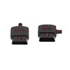 Talcols 2 Stück OBD2 16-Nadel Anschluss Diagnosewerkzeug Adapter Auto Zubehör