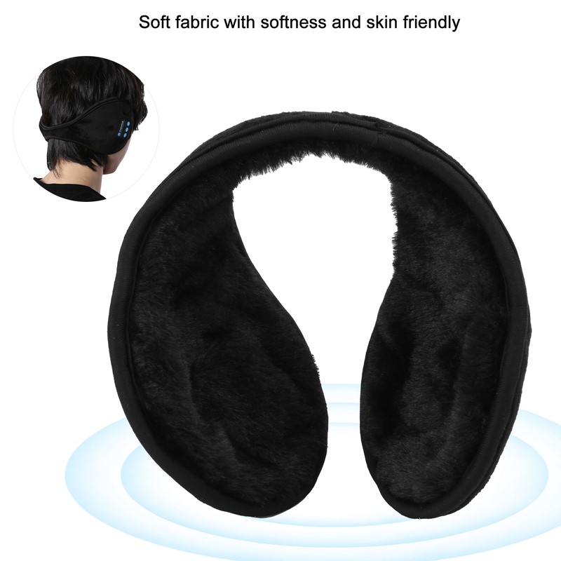 Winter Earmuffs Music for Bluetooth 5.0 Soft Skin Friendly Rechargeable
