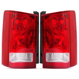 TangMiGe Tail Lights Compatible with Honda Pilot 2009 2010 2011 2012 2013 2014 2015, 1 Pair Rear Lights (Red)