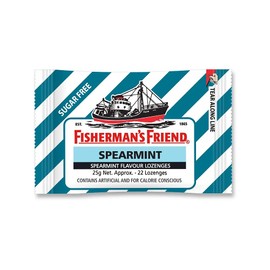 Fisherman's Friend Munderfrischer, erfrischende und beruhigende Lutschtabletten – grüne Minze, je 22 Stück (3 Stück)