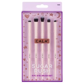 CALA - "Sugar rush" brochas/pinceles para maquillaje de cara y ojos (5 piezas)