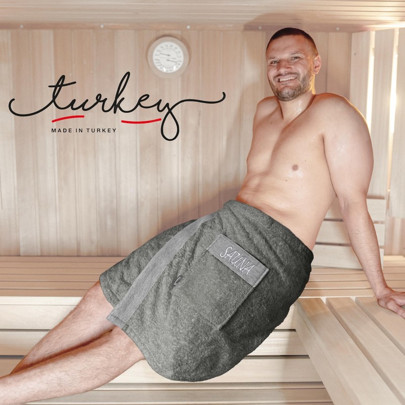 Lashuma Saunakilt Men's 55 x 140 cm Lima Sauna Towel