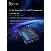 PUSR Industrial WiFi to 2 Ports Ethernet to Serial Converter