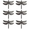 6 Pcs Dragonfly Cabinet Handles, Animal Cabinets Knobs, Drawer Knob,