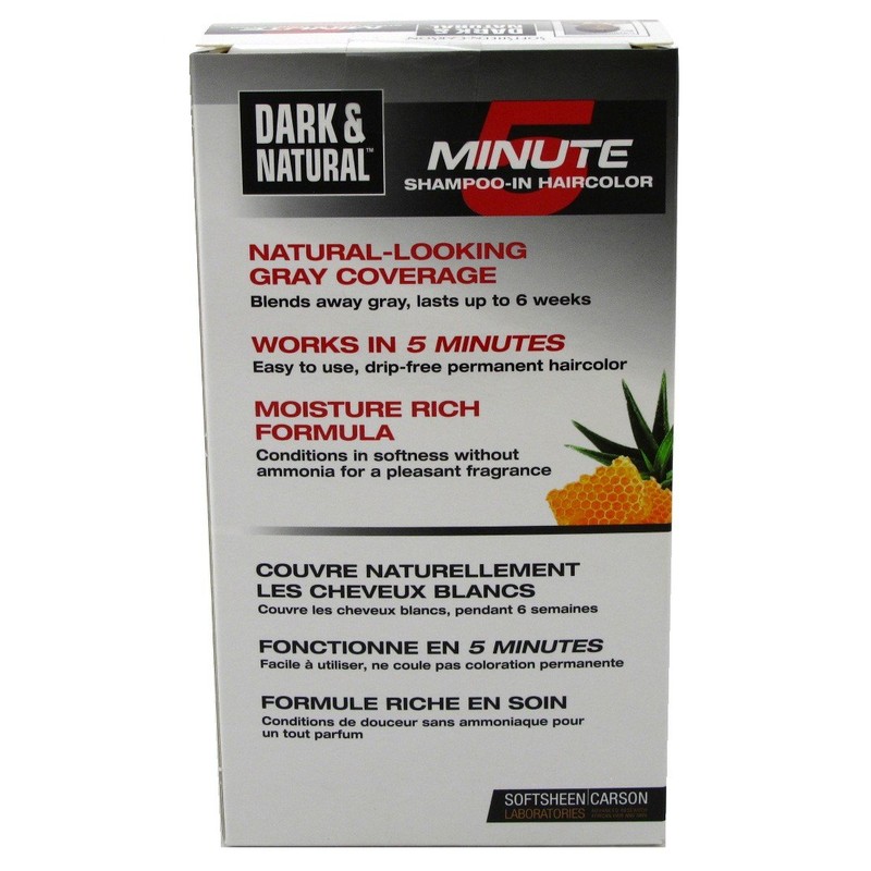 Dark & Natural Color Men Jet Black (6 Pack)