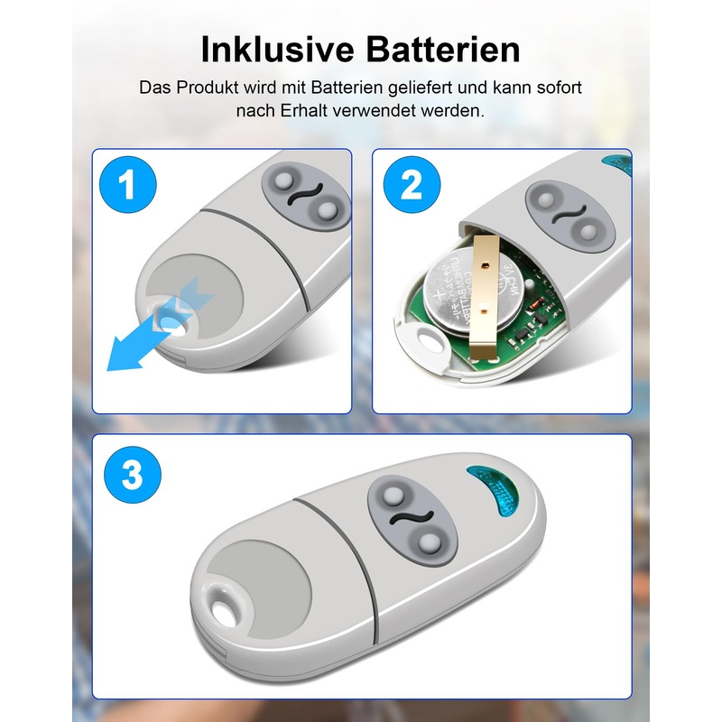 433.92 MHz Garage Door Opener Remote Control for TOP 432NA