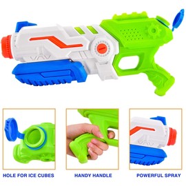 Maggie Water Shooter Toy Gun Fun Long Range Water Squirt Gun for Kids & Adults Family Play, Beach, Swimming Pool, Summer Water Toy