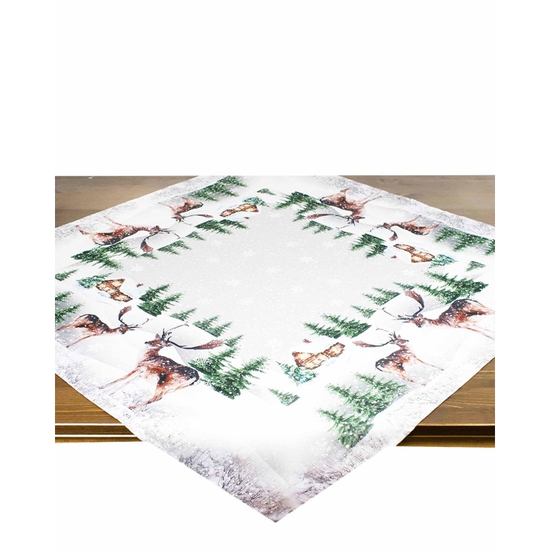 KAMACA Tablecloth 85 x 85 cm with High-Quality Print Motif