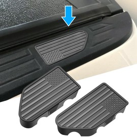 Stake Pocket Cover Set of Two Compatible with Chevy Colorado/GMC Canyon 2023-2026, National Flag Truck Hole Caps Plugs (Black)