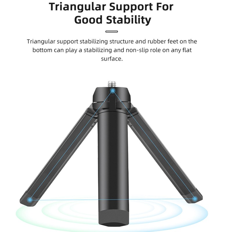 Mini Vlog Tripod Pocket PTZ Sports Action Camera Stabilizer Stand