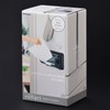 Inomata-k 0342 Kitchen Paper Holder, Clear Black, Width 11.7 x
