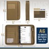 WYNEX Tactical Notebook Padfolio Ring Binder - Refillable 6-Ring A6