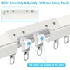 Ceiling Curtain Track, 3Ft-9Ft Curtain Tracks Ceiling Wall Mount Heavy