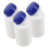 FUNOMOCYA 3pcs Reagent Bottles Thickened Sealed Laboratory Sample Containers for