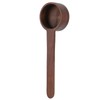 2Pcs Walnut Coffee Bean Measuring Spoon Food Grade Salt Spoon