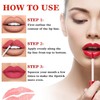 Allphv 2PCS Maquillaje de Lápiz Labial Líquido Mate, Pintalabios Permanente