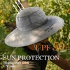 Home Prefer UPF50+ Mens Sun Hat Wide Brim Fishing Hat