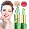 Generic Long Lasting Crystal Jelly Aloe Vera Lipsticks Temperature Color