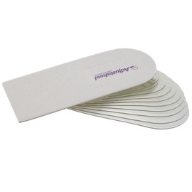 Adjustaheel Heel Lift | Treatment Achilles Tendonitis & Leg Length Discrepancy | 17 Removable Height Layers for Graduated Raise Treatment