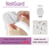 NestGuard Upgraded No Drill Adhesive Furniture Anchor, Adjustable Anti Tip