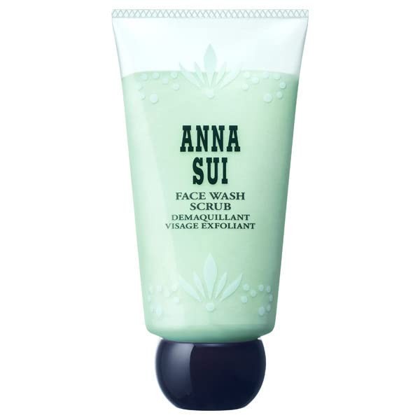 Anna Sui exfoliante facial para lavado de cara, suave en la piel, ingredientes de limpieza de aminoácidos, 4.2 onzas líquidas
