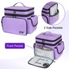 LEFOR·Z Sewing Supplies Organizer,Double-Layer Sewing Accessories Storage Bag,Protable Travel Sewing